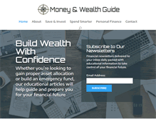 Tablet Screenshot of moneyandwealthguide.com